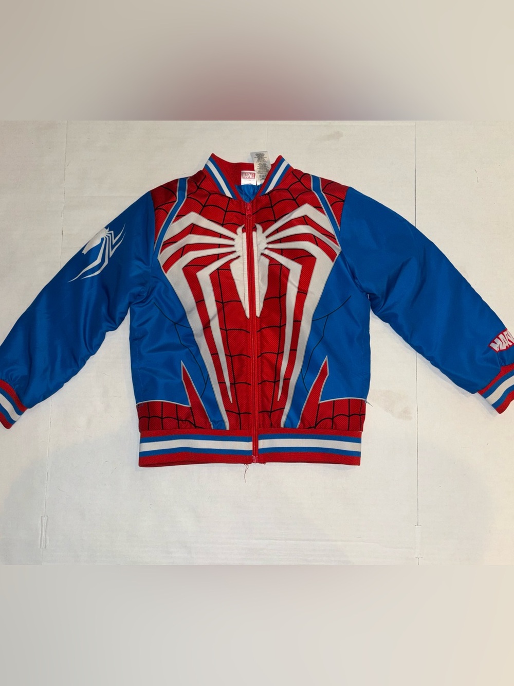 Marvel Spider-Man Red, Blue & White Costume Jacket